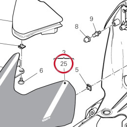 Decalcomanie droit 4381E731A — réf. 4381E731A | Ducati Store