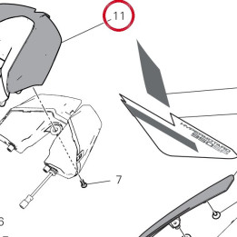Support feu arrière — réf. 48028993AE | Ducati Store