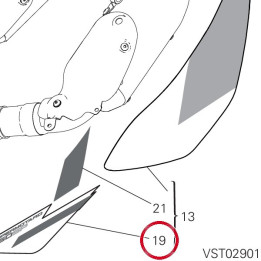 Decalcomanie panneau — réf. 4381E831A | Ducati Store