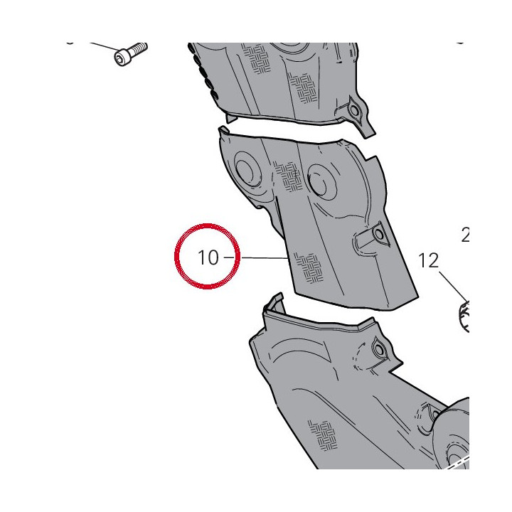 Couvercle extérieur — réf. 24511791A | Ducati Store