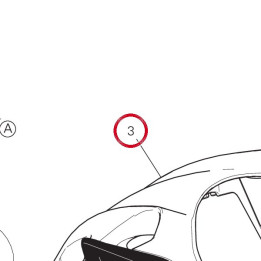 Garde-Boue avant noir — réf. 564P1031CD | Ducati Store