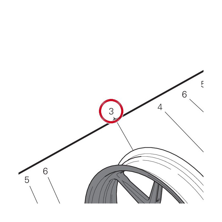 Jante roue av. 50122471AB — réf. 50122471AB | Ducati Store