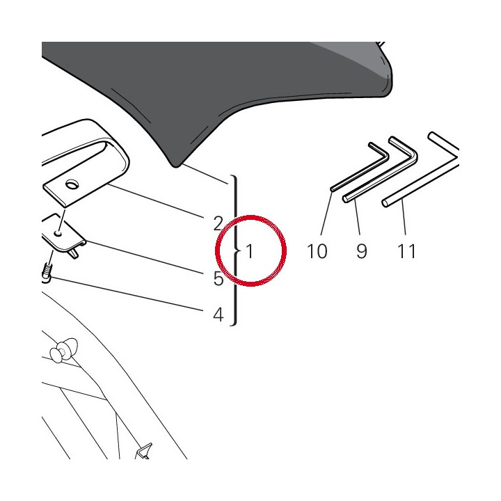 Selle 59522553AB — réf. 59522553AB | Ducati Store