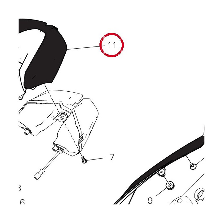 Support feu arrière — réf. 48028993AF | Ducati Store