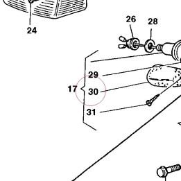 Lens rear blinker 000056464