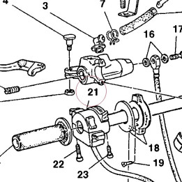 Left switch 036138456