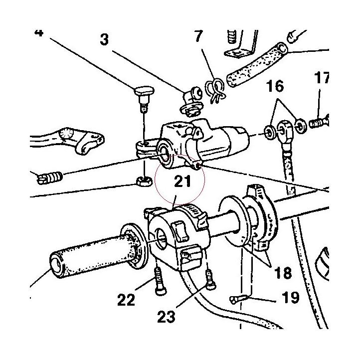 Left switch 036138456