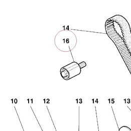 Fixed screw coupling assembly 037029350