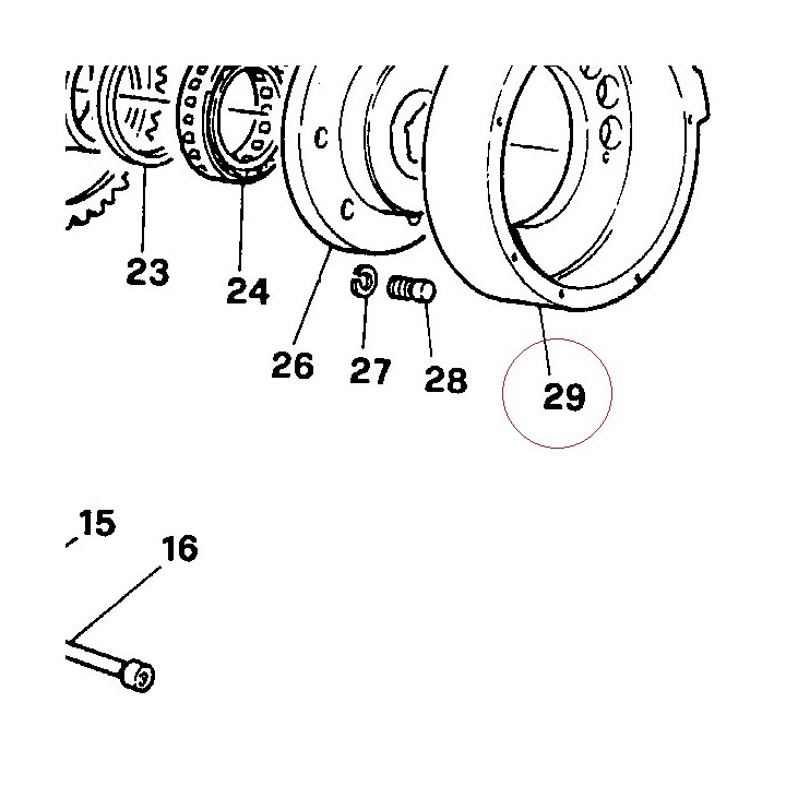 Ignition flywheel 037046470