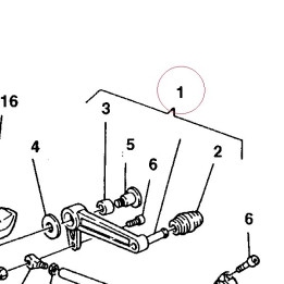 Pedal, gear change 037069510