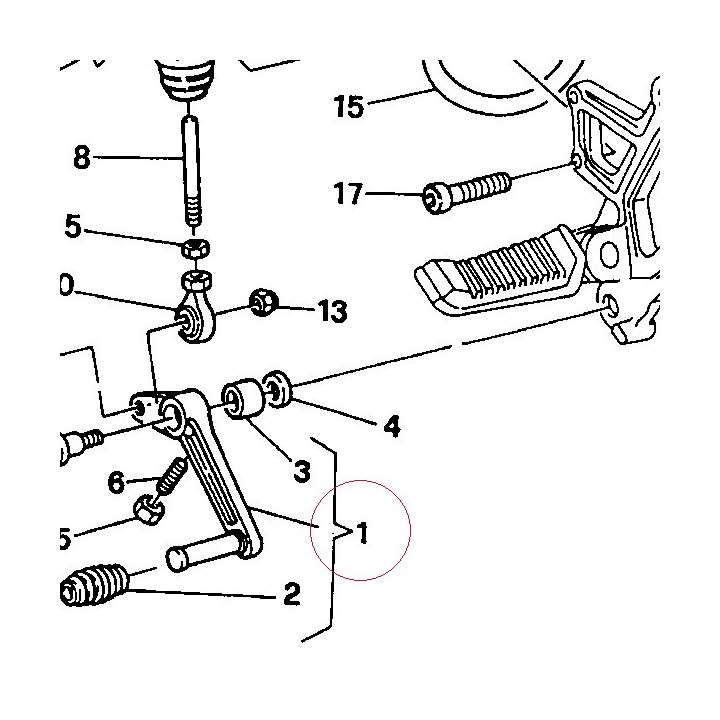 Pedal, brake 037069555