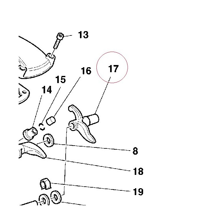 Open. rocker arm 037592170