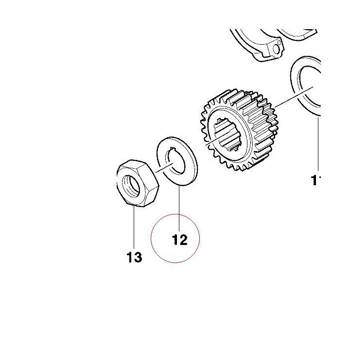 Washer, lock 061947030