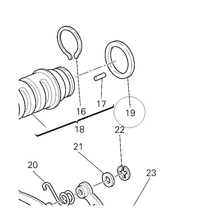 Thrust washer 45.2X49X1.0 066013060