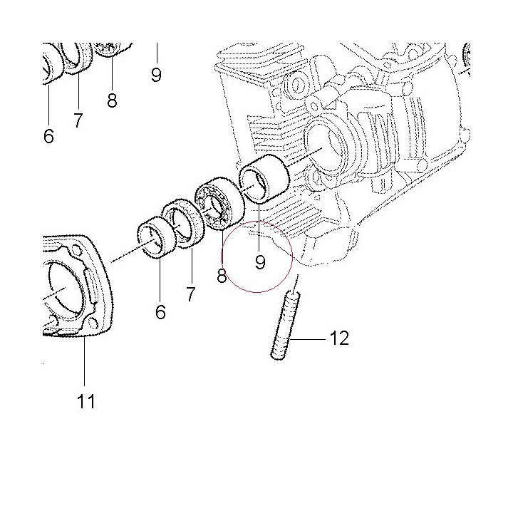 Spacer 17x25x22 066029030