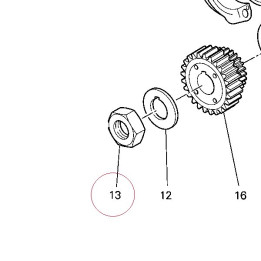Nut M22X1X8 066047040