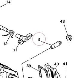 Valve guide, oversized 066192395