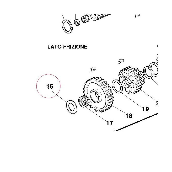 Washer, thrust 17.2X32X1 067016184