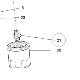Joint, oil filter 067049910