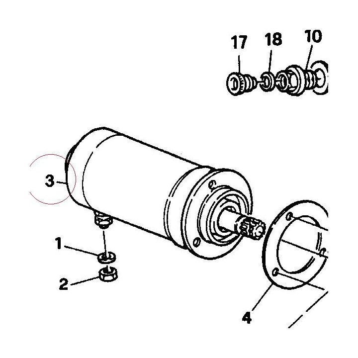 Complete starter motor 067050800