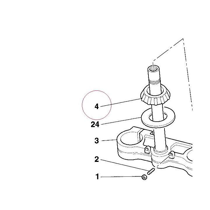 Conical rollers bearing 639174 069191010