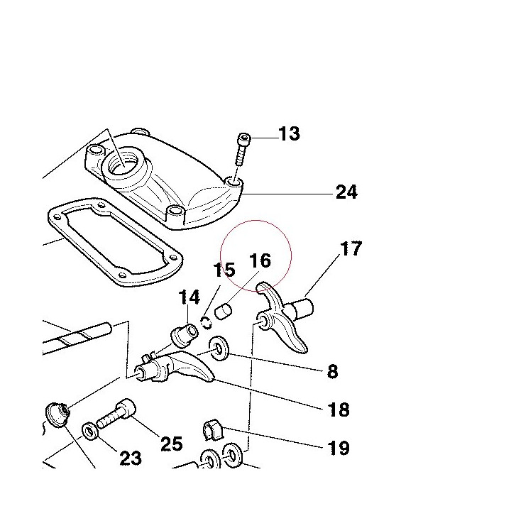 Adjuster, rocker arm 3.50 mm 072392515