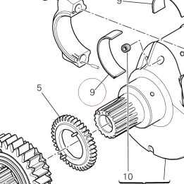 Half-bearing 11210711AB