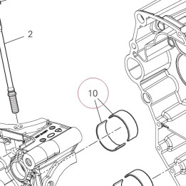 Half-bearing red 11210791AA