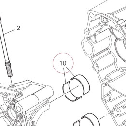 Half-bearing blue 11210791AB