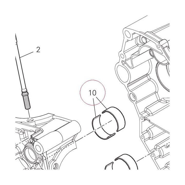 Half-bearing yellow 11210791AC