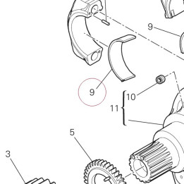 Half-bearing 11210871AE