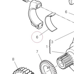 Half-bearing black 11210921AD