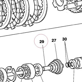 Clutch control rod 11710011A