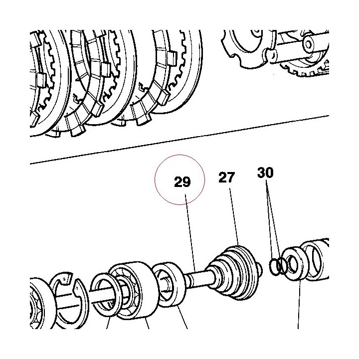 Clutch control rod 11710011A
