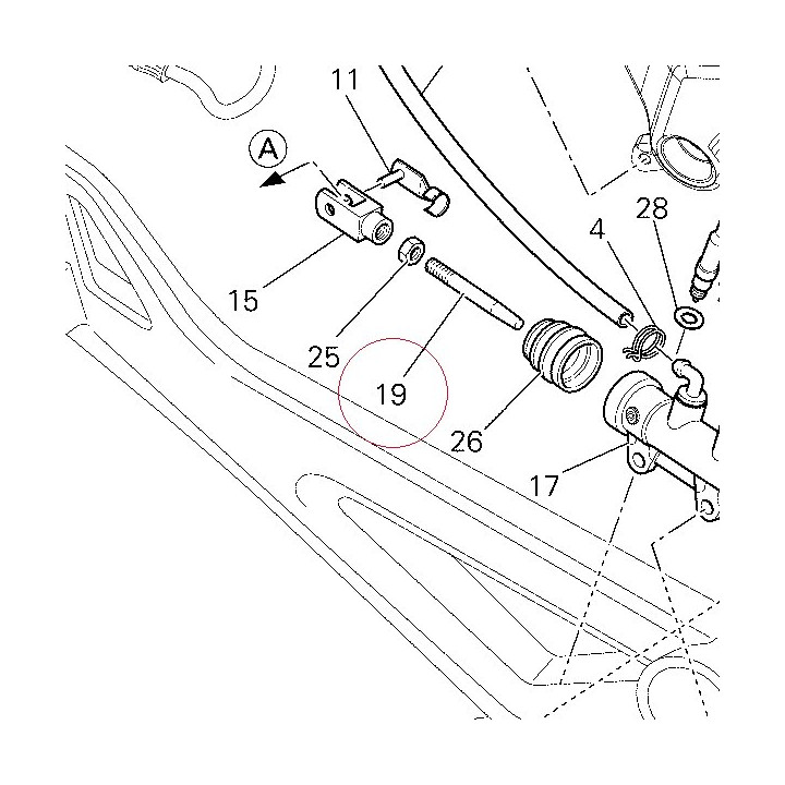 Rod, brake 11710441A