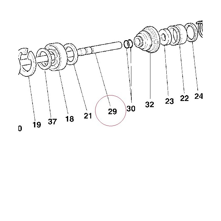 Clutch control rod 11710641B