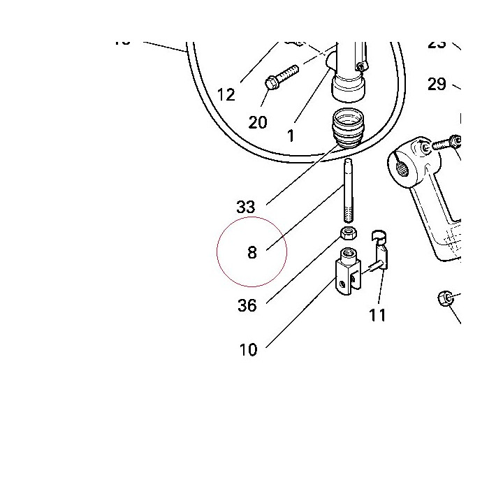 Adjuster rod 11710671A