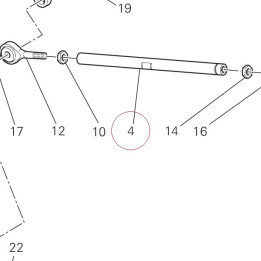 Rod, gear shift link 11710991A