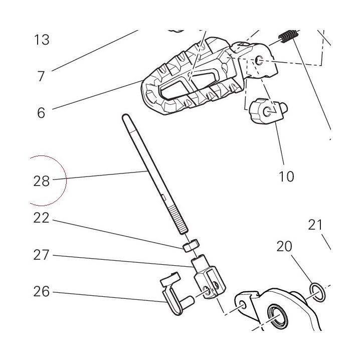 Rod, brake 11711741AA