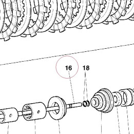 Clutch control rod 11720051A