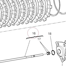 Clutch control rod 11720081B