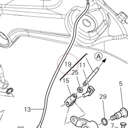 Brake control rod 11720601B