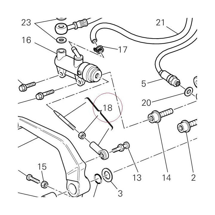 Rod, brake 11720611A