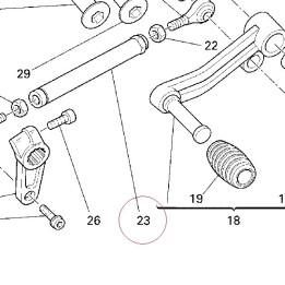Rod, gear shift link 11720831A