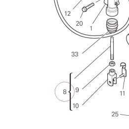 Brake control rod 11720971B