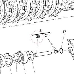 Rod-push, clutch 11720991A