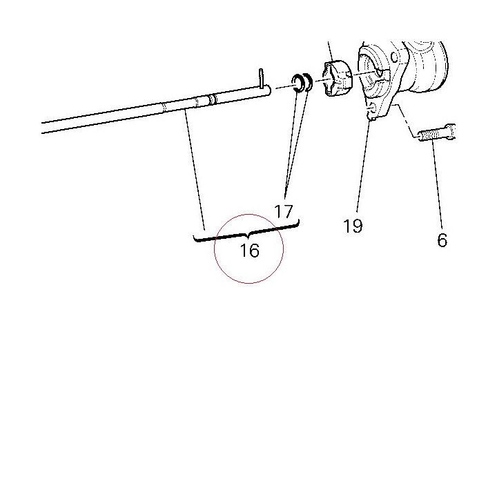 Rod-push, clutch 11721081A