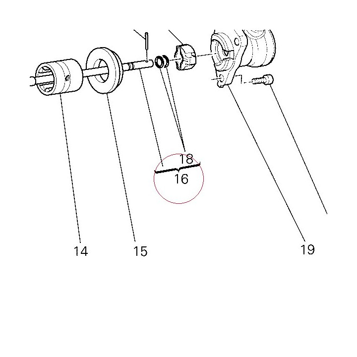 Clutch control rod 11721191A