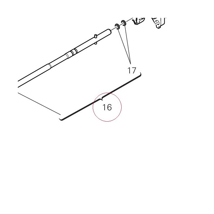 Clutch control rod 11721301A