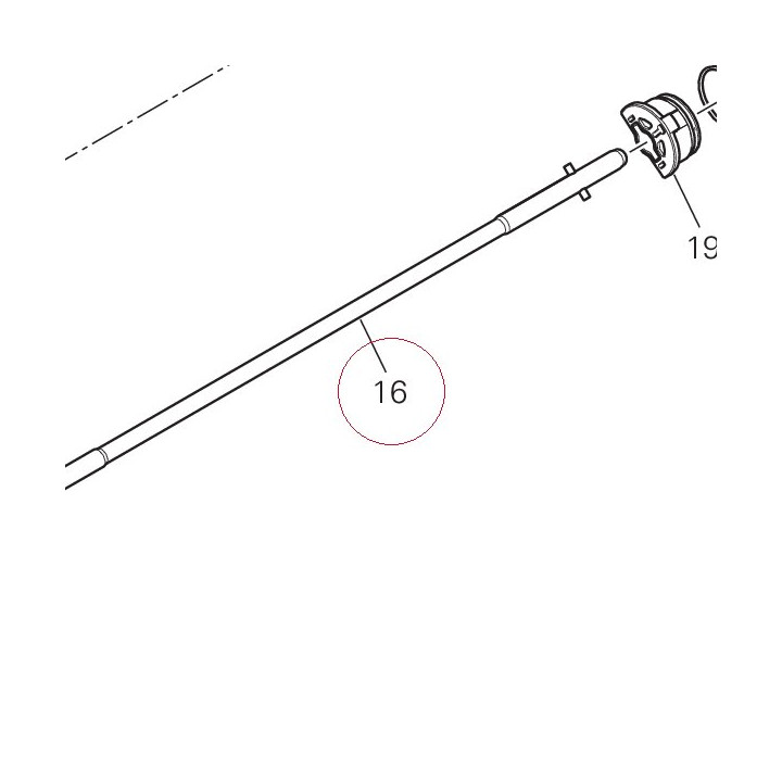 Clutch control rod 11721332B